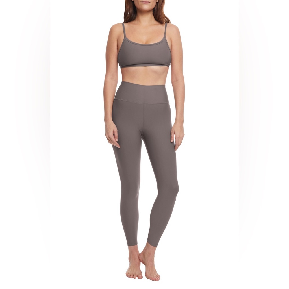 | SAGE COLLECTIVE | Shark | Folded Edge Waistband 7/8 Leggings